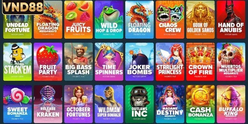 Một số tựa game slot Pragmatic thu hút nhiều người chơi